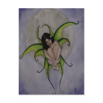 Full Moon Fairy Postcard by Stuwahacreations Full Moon Fairy Postcard