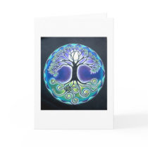FULL MOON GROWTH MANDALA cards by arteeclectica FULL MOON GROWTH MANDALA cards