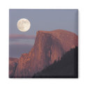 Full Moon Half Dome Magnet by daphoto Full Moon Half Dome Magnet