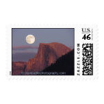 Full Moon Half Dome Postage Stamp