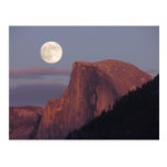 Full Moon Half Dome Postcard