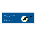 Full Moon Halloween Gift Tag business cards