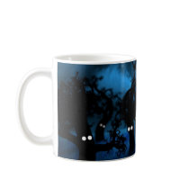 Full Moon in The Midnight Forest mugs