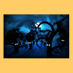 Full Moon in The Midnight Forest posters