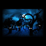 Full Moon in The Midnight Forest Posters