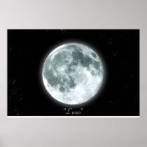 "FULL MOON ("Luna")" Poster