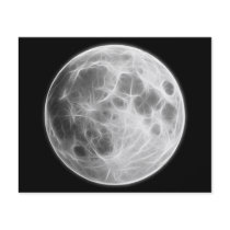 Full Moon Lunar Planet Globe Custom Flyer