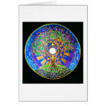 Full Moon Mandala Greeting Cards