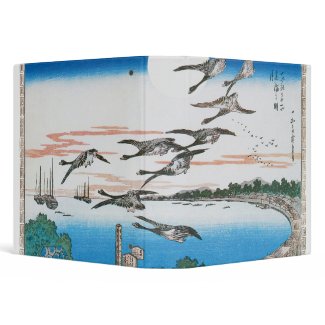 Full Moon over Takanawa, by Utagawa Hiroshige binder