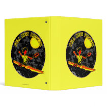 Full Moon Paddler Kayaking Canoeing Vinyl Binders