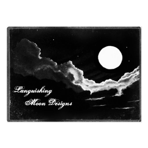 Full Moon Photo Cards Business Card (front side)