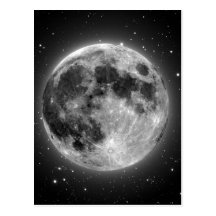 Full Moon Post Card