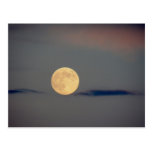 full moon postcard