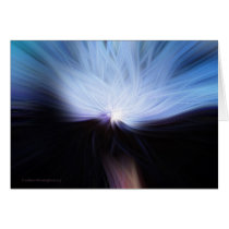 Full Moon Rising SpinArt Card