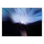 Full Moon Rising SpinArt Card