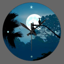Full Moon wall clocks
