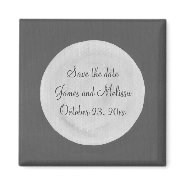 Full Moon Save the date Wedding Magnets magnet