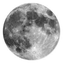 Full Moon stickers by pollop Full Moon stickers