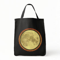 Full Moon with Lunatic Fringe Canvas Bags