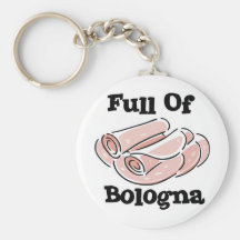 full of bologna key chain