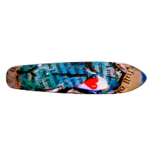 "Full of that uncertain" Skate Deck