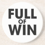 Full of Win Drink Coasters