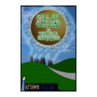 postcard - Event poster designed by Christopher Wheeler, Keyboard player for Full On Flyhead. from 2006 heatwave show for Full On Flyhead and The Animal Underground at The Uptown Nightclub in Oakland California
