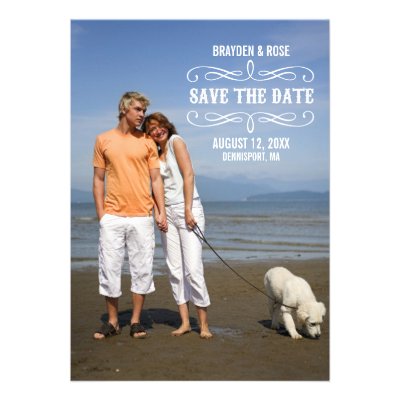 Full Photo Save The Date Announcements