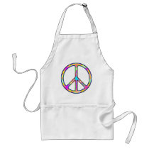 Full Psychedelic Peace Sign Aprons