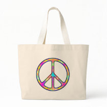 Full Psychedelic Peace Sign Bags