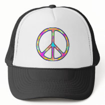 Full Psychedelic Peace Sign Hats