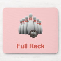 Full Rack Bowling Mouse Pads