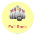 Full Rack Bowling Stickers