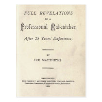Full Revelations of a Professional Rat-catcher postcards