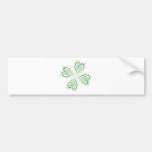 Full Shamrock Bumper Stickers