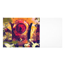 Full Stroke Photo Greeting Card