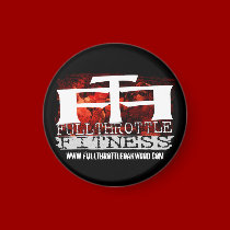 Full Throttle Fitness Round Magnet magnets