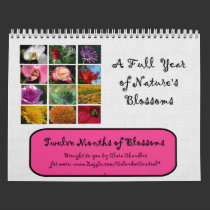 Full Year of Nature's Blossoms calendars