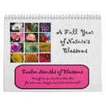 Full Year of Nature's Blossoms Wall Calendar