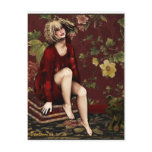 FullFigureLady-card Post Cards