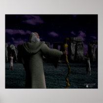 Fullmoon at Stonehenge Print