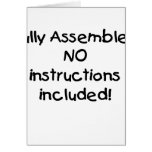 FULLY ASSEMBLED GREETING CARD