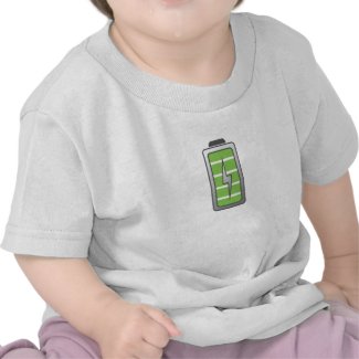 Fully Charged Battery shirt