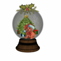 Fully Customizable Snowglobe Ornament (Holly) photo sculptures