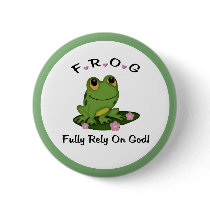 Fully Rely on God Button