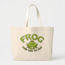 Fully Rely On God Canvas Bag