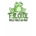 Fully Rely on God Frog Tees t-shirts