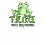 Fully Rely on God Frog Tees t-shirts