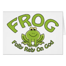Fully Rely On God Greeting Card