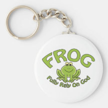 Fully Rely On God Key Chains